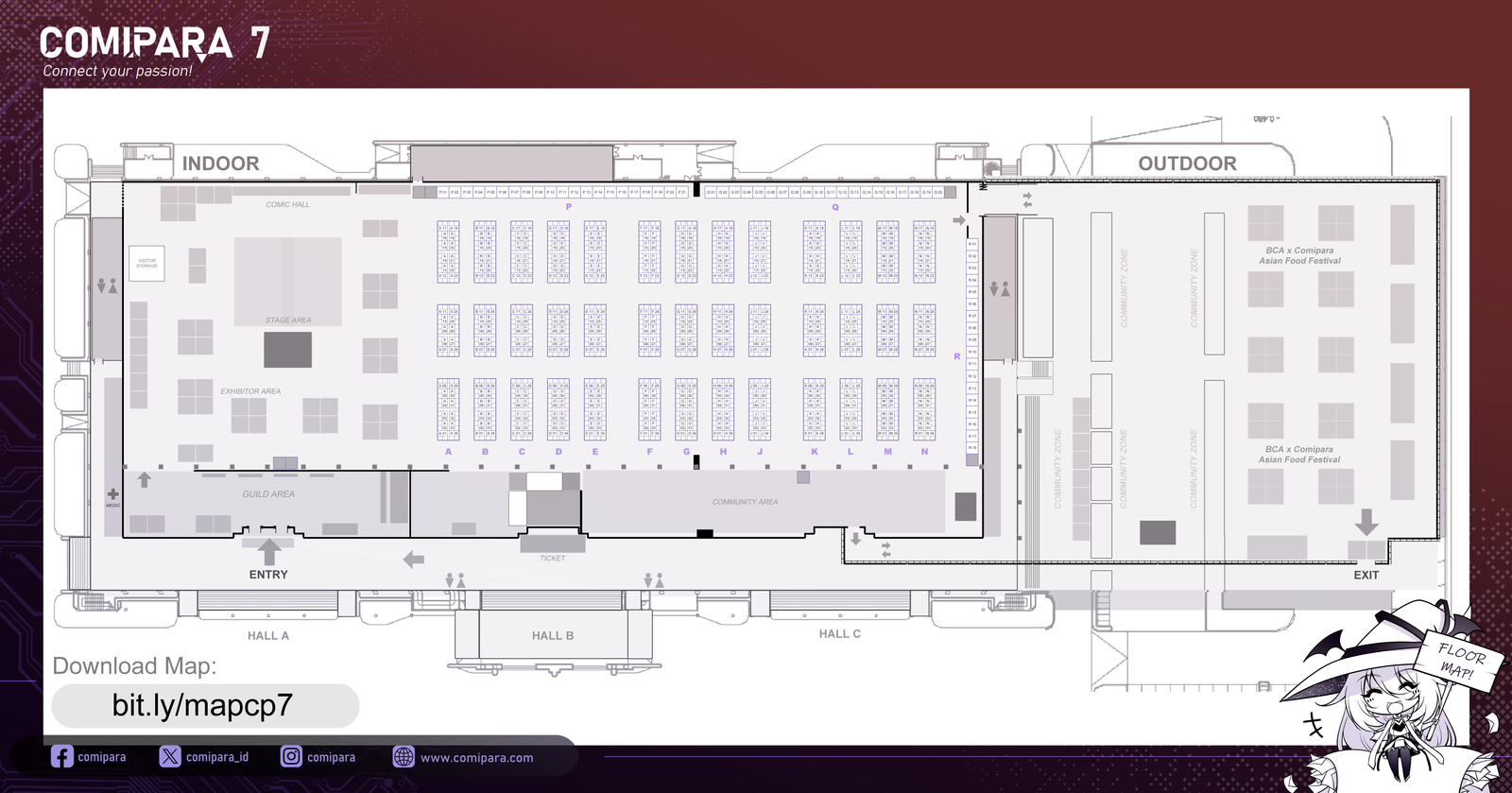 Comipara Floor Map